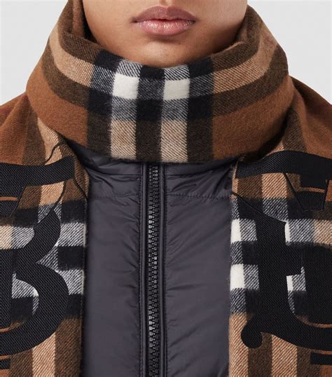 burberry embroidered scarf|Burberry scarf for men.